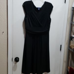 〰️Chaps〰️ Ruched V-neck dress XL